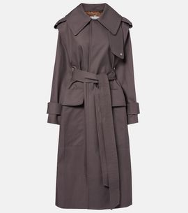 Victoria Beckham Victoria Beckham Philippa cotton trench coat