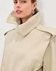 Victoria Beckham Victoria Beckham Philippa Trench Coat Beige - 3