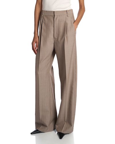 Victoria Beckham Victoria Beckham Pleated Wool Trousers