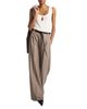 Victoria Beckham Victoria Beckham Pleated Wool Trousers - 3