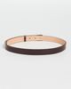 Victoria Beckham Victoria Beckham Portofino Mirror Belt Dark Burgundy - 4