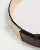 Victoria Beckham Victoria Beckham Portofino Mirror Belt Dark Burgundy - 5