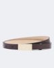 Victoria Beckham Victoria Beckham Portofino Mirror leather belt - 1