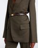 Victoria Beckham Victoria Beckham Portofino Mirror leather belt - 2