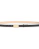 Victoria Beckham Victoria Beckham Portofino Mirror Skinny Leather Belt - 1