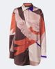 Victoria Beckham Victoria Beckham Printed crêpe satin shirt - 1