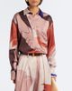 Victoria Beckham Victoria Beckham Printed crêpe satin shirt - 2