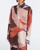 Victoria Beckham Victoria Beckham Printed crêpe satin shirt - 5
