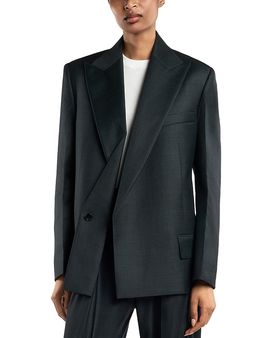Victoria Beckham Victoria Beckham Sculptural Layered Wool Jacket
