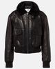 Victoria Beckham Victoria Beckham Shearling-trimmed leather jacket - 1