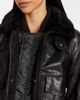 Victoria Beckham Victoria Beckham Shearling-trimmed leather jacket - 3