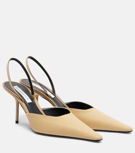 Victoria Beckham Victoria Beckham Sloan canvas slingback mules