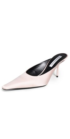 Victoria Beckham Victoria Beckham Sloan Stiletto Mules Pale Rose