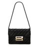 Victoria Beckham Victoria Beckham Soft Dorian Small Textured Leather Shoulder Bag - 1