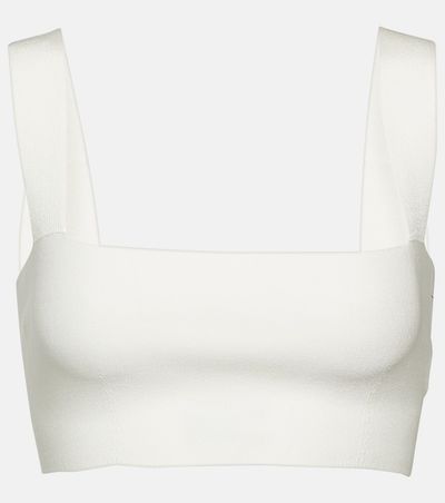 Victoria Beckham Victoria Beckham Square-neck cropped top