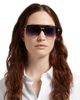 Victoria Beckham Victoria Beckham Square Double Bridge Sunglasses, 62mm - 6