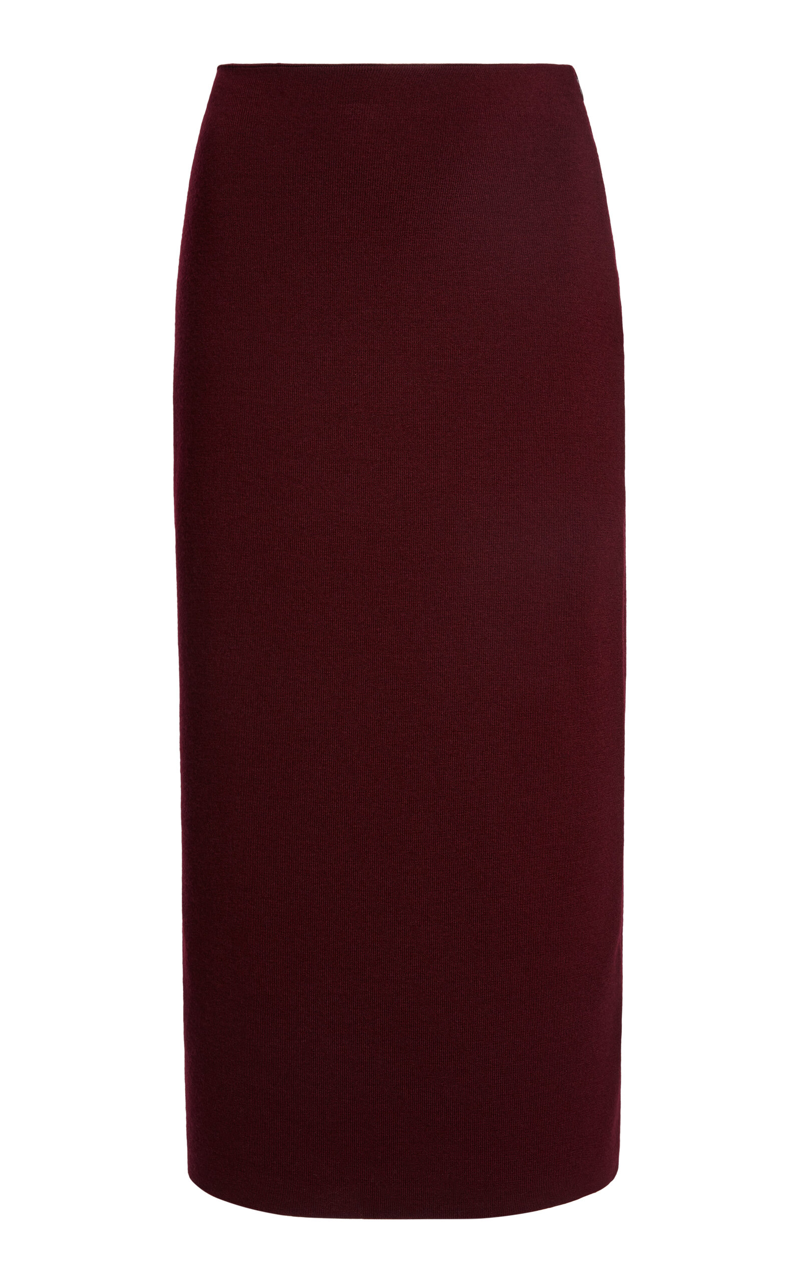 Victoria Beckham Victoria Beckham StretchMerino Wool Midi Skirt