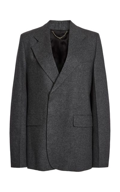 Victoria Beckham Victoria Beckham SuedeWool Blazer