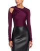 Victoria Beckham Victoria Beckham Twisted Cold Shoulder Top - 1
