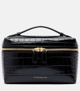 Victoria Beckham Victoria Beckham Vanity croc-effect leather vanity bag