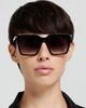 Victoria Beckham Victoria Beckham VB 1022/S 56mm Rectangular Sunglasses - 3