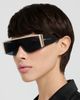 Victoria Beckham Victoria Beckham VB 7015/S 99mm Oversize Shield Sunglasses - 4