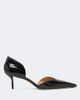 Victoria Beckham Victoria Beckham Victoria Angle D'Orsay croc-effect leather pumps - 5