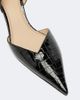 Victoria Beckham Victoria Beckham Victoria Angle D'Orsay croc-effect leather pumps - 6