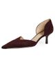Victoria Beckham Victoria Beckham Victoria Angle D'Orsay Pumps Burgundy - 1