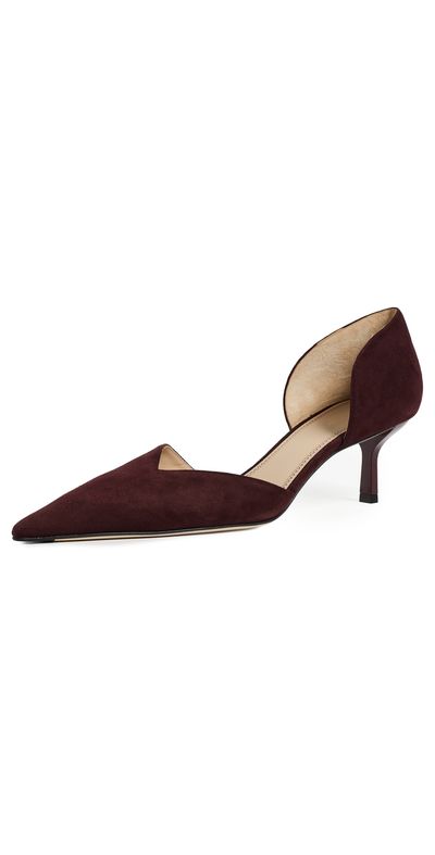 Victoria Beckham Victoria Beckham Victoria Angle D'Orsay Pumps Burgundy