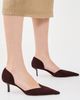 Victoria Beckham Victoria Beckham Victoria Angle D'Orsay Pumps Burgundy - 3