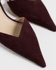 Victoria Beckham Victoria Beckham Victoria Angle D'Orsay Pumps Burgundy - 6
