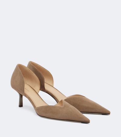 Victoria Beckham Victoria Beckham Victoria Angle D'Orsay suede pumps