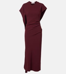 Victoria Beckham Victoria Beckham Victoria draped cady midi dress