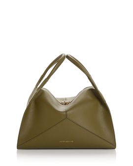 Victoria Beckham Victoria Beckham Victoria Plie Medium Leather Top Handle Bag