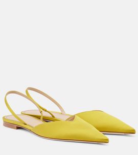 Victoria Beckham Victoria Beckham Victoria satin slingback flats
