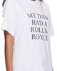 Victoria Beckham Victoria Beckham White 'My Dad Had A Rolls-Royce' T-shirt - 2