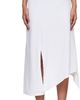Victoria Beckham Victoria Beckham White Twist Detail Midi Skirt - 1