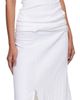 Victoria Beckham Victoria Beckham White Twist Detail Midi Skirt - 4