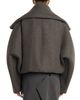 Victoria Beckham Victoria Beckham Wool Blend Folded Collar Bomber Jacket - 3