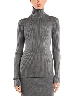 Victoria Beckham Victoria Beckham Wool Blend Mock Neck Sweater