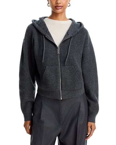 Victoria Beckham Victoria Beckham Wool Blend Zip Hoodie