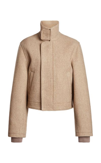 Victoria Beckham Victoria Beckham WoolBlend Bomber Jacket