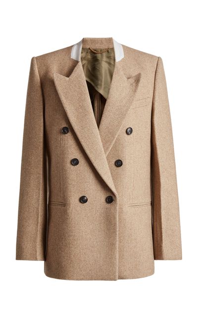Victoria Beckham Victoria Beckham WoolBlend DoubleBreasted Blazer