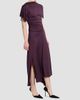 Victoria Beckham Women's Asymmetric Ruched Midi Dress - 4