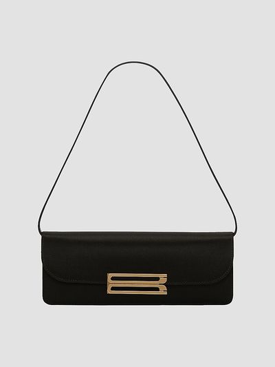 Victoria Beckham Women's Dorian East-West Velvet Clutch