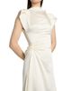Victoria Beckham Women's Drape Bias-Cut Midi-Dress - 6