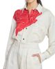 Victoria Beckham Women's Floral Satin Button-Front Shirt - 6