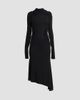 Victoria Beckham Women's Gathered Long-Sleeve Midi Dress - 1