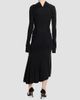 Victoria Beckham Women's Gathered Long-Sleeve Midi Dress - 3